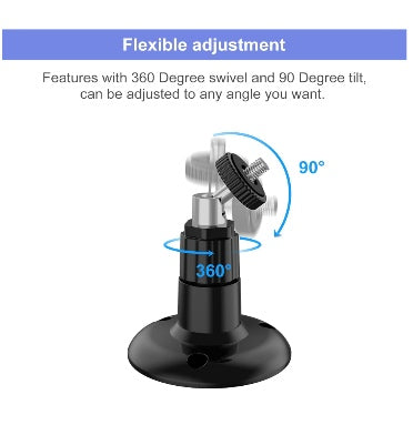 Blink Xt4 Camera Wall Mount Protective Cover & Bracket Black 3pk product image 5