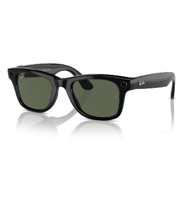 Ray-Ban Meta - Wayfarer Smart Glasses Large Shiny Black/Green product image 1