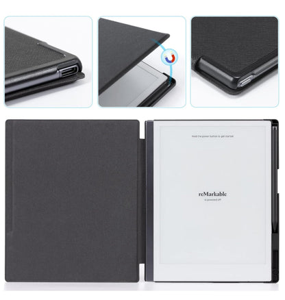 Coback Remarkable 2 Premium Lightweight Protective Book Folio Cover Black — detail view