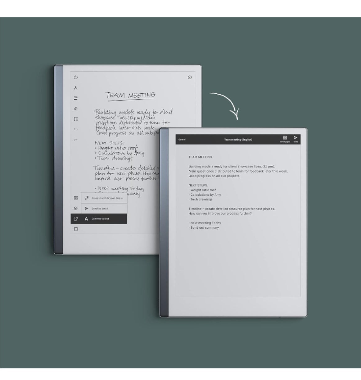 Remarkable 2 Notetaking Tablet With Stylus Pen & Premium Leather Folio Case Black product image 8