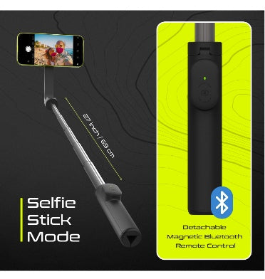 Cplr Magstik Magnetic Bluetooth Selfie Stick Tripod Black product image 4