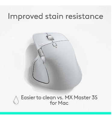 Logitech Mx Master 4 Wireless Mouse Mac Edition White Silver product image 8