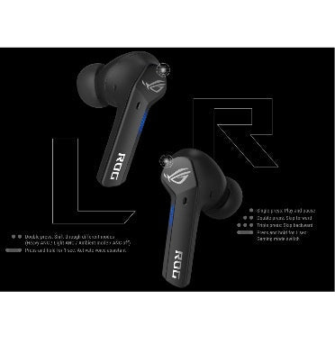 Asus Rog Cetra Wireless Noise Cancelling Gaming Earbuds Black product image 10