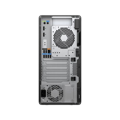 HP Z2 Tower G5 Workstation Desktop PC – Core i5-10500 / 16GB RAM / 512GB SSD / Win 10 Pro (4F822EA) — front view