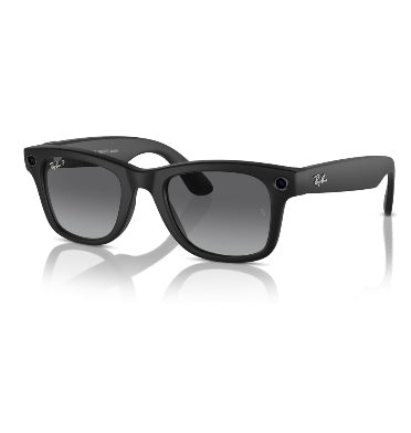 Ray-Ban Meta - Wayfarer Smart Glasses Standard Matte Black/Polarized Gradient Graphite product image 1