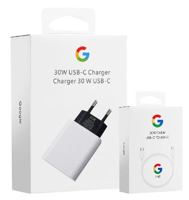 Google 30w USB-C Power Charger & Cable (eu Spec) Retail Pack product image 1