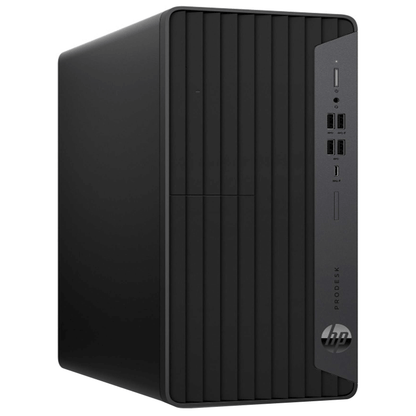 HP ProDesk 600 G6 MicroTower Desktop PC – Core i7-10700 / 16GB RAM / 512GB SSD / Win 10 Pro (272X3EA) — front view