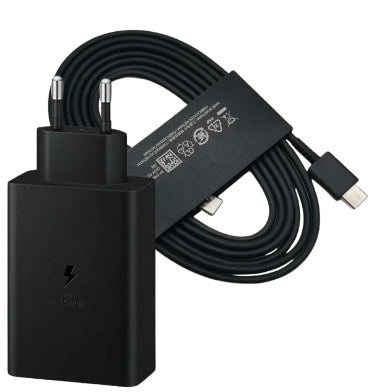 Samsung Galaxy 65w Pd3.0 Super Fast Trio Power Adapter & USB-C Cable 1.8m Black product image 6