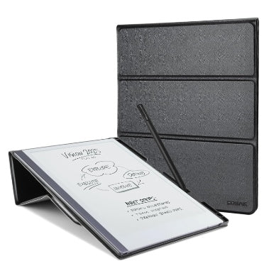 Coback Remarkable 2 Premium Leather Texture Multi-Angle Foldable Stand Cover Black product image 1