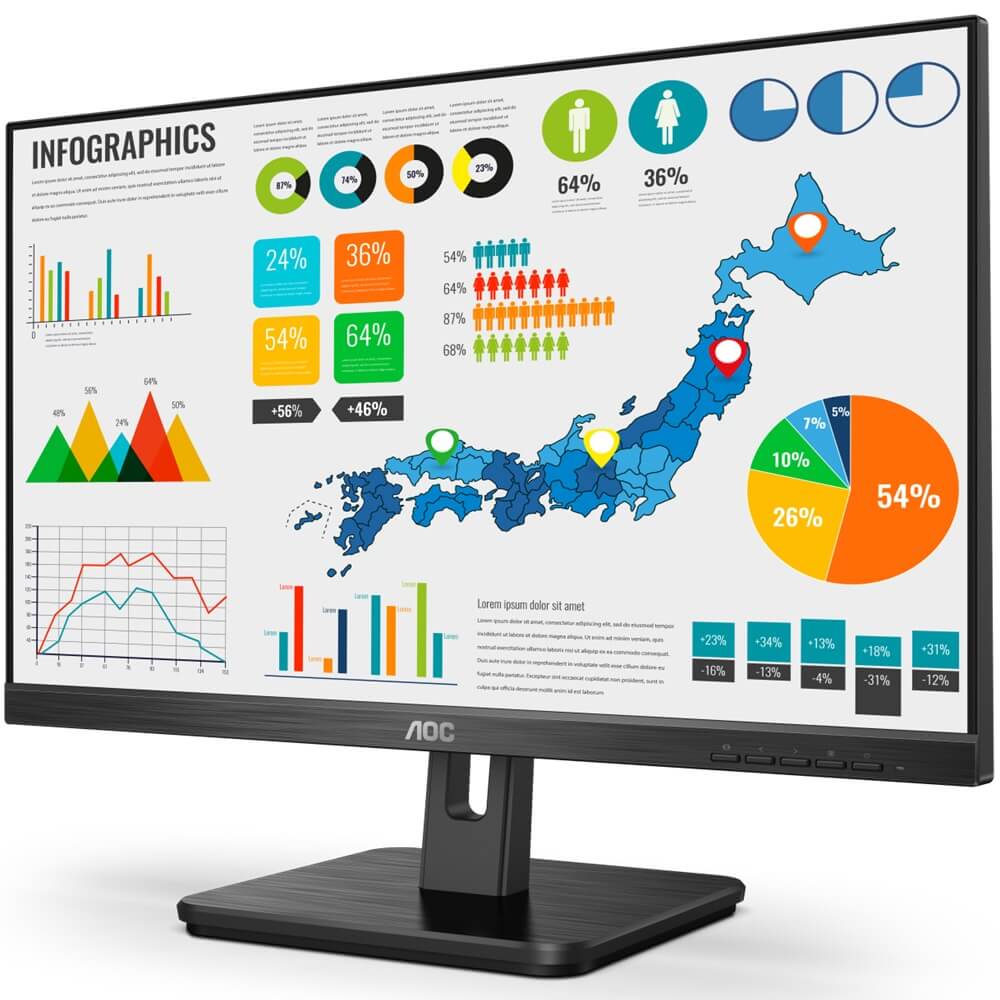 AOC 27E2H 27″ Full HD IPS Monitor image 3
