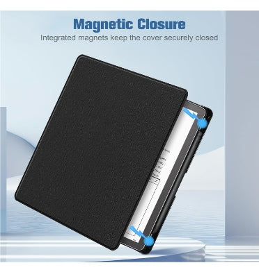 Fintie Amazon Kindle Scribe 10.2" (2022/2024) Premium Protective Slim Pu Leather Folio Cover W/Pen Holder Black product image 4