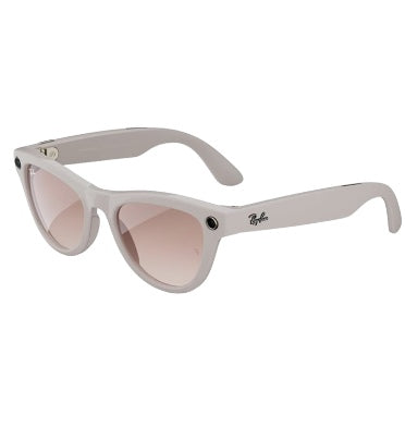 Ray-Ban Meta - Skyler Smart Glasses Standard Shiny Chalky Grey/Cinnamon Pink product image 1