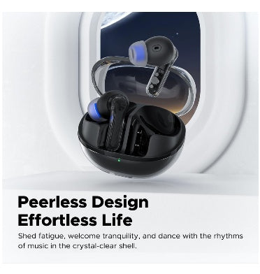 Soundpeats Clear Wireless In-Ear Earbuds Clear/Black product image 4