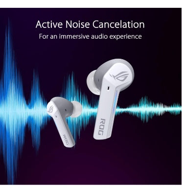 Asus Rog Cetra Wireless Noise Cancelling Gaming Earbuds Gray product image 3