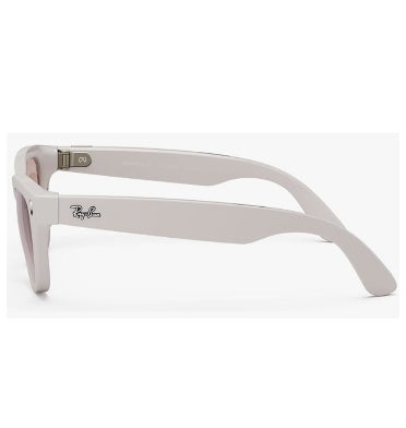 Ray-Ban Meta - Skyler Smart Glasses Standard Shiny Chalky Grey/Cinnamon Pink product image 5