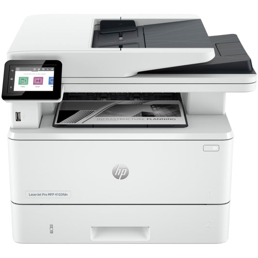 HP LaserJet Pro MFP 4103fdn Mono Laser Printer (2Z628A) image 1