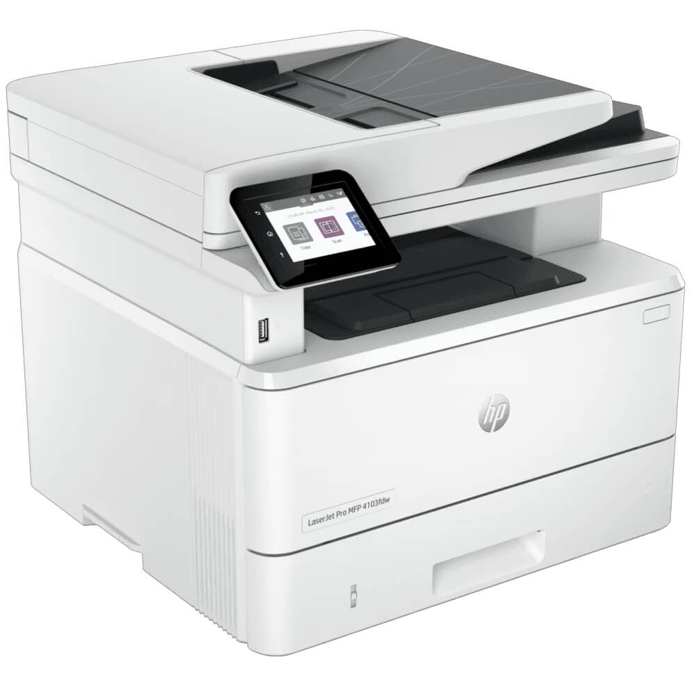 HP LaserJet Pro MFP 4103fdw Mono Laser Printer (2Z629A) image 2
