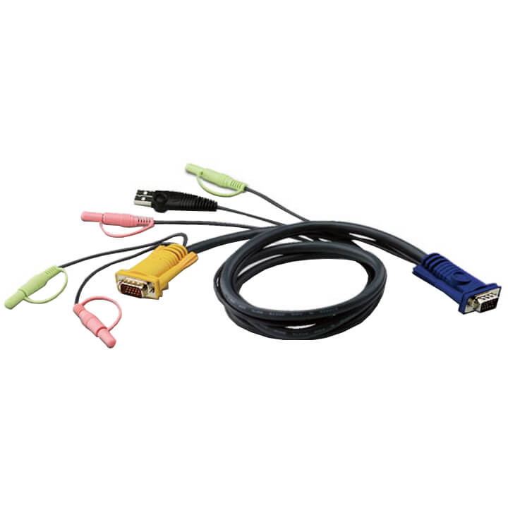 ATEN USB KVM Cable with SPHD and Audio (2L-5303U) image 1