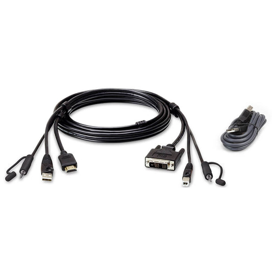 ATEN 1.8M USB HDMI to DVI-D Secure KVM Cable Kit (2L-7D02DHX2) image 1