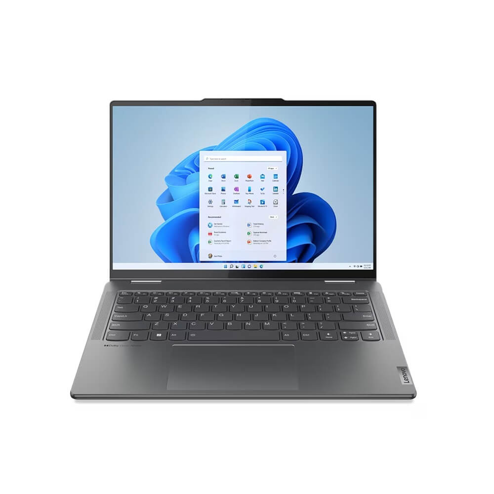 Lenovo Yoga 7 14IRL8 Notebook PC – Core i7-1360P / 14.0″ 2.8K OLED Touch / 16GB RAM / 1TB SSD / Win 11 Pro / Storm Grey (82YL