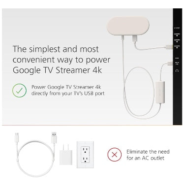 Mission Google TV Streamer USB Power Cable product image 3