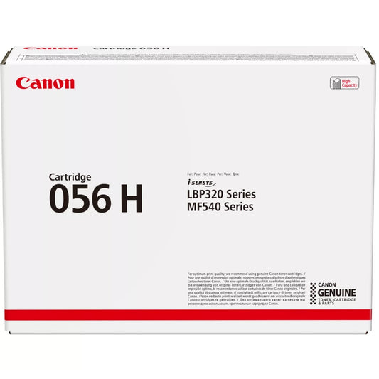 Genuine Canon 056H High Capacity Black Toner Cartridge (3008C002AA) image 1