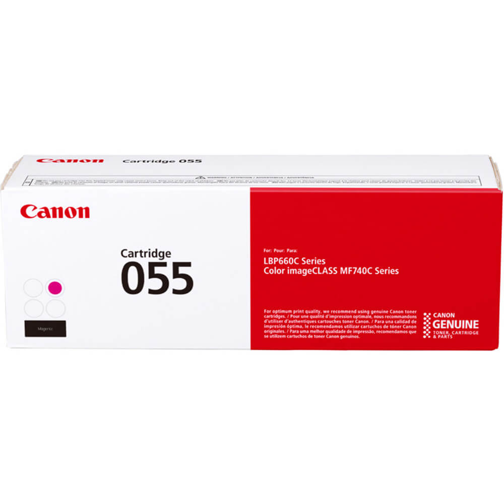Genuine Canon 055 Magenta Toner Cartridge (3014C002AA) image 1