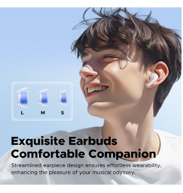 Soundpeats Clear Wireless In-Ear Earbuds Clear/White product image 6
