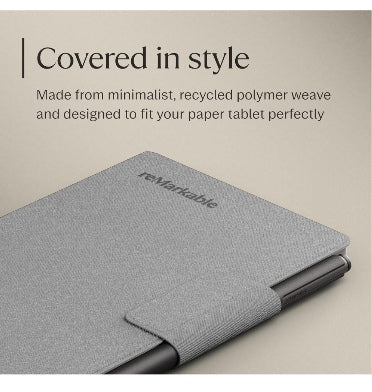 Remarkable Paper Pro Move Polymer Weave Book Folio Gray product image 3