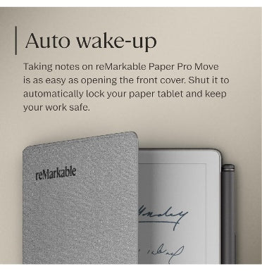 Remarkable Paper Pro Move Polymer Weave Book Folio Gray product image 4