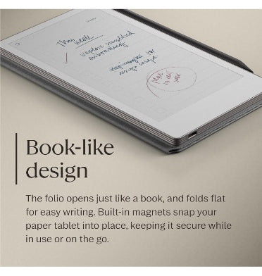Remarkable Paper Pro Move Polymer Weave Book Folio Gray product image 5