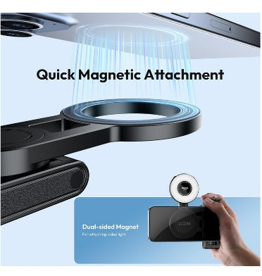 Ulanzi MagSafe Handle Grip Bluetooth Pocket Selfie Stick Tripod Black product image 5