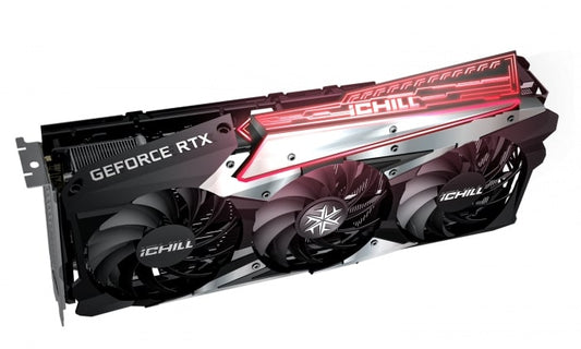 INNO3D GeForce RTX 3060 12GB ICHILL X3 Red Graphics Card (INO-C30603-12D6X) image 1