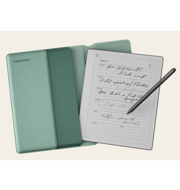 Remarkable Paper Pure Tablet/Marker Plus & Polymer Weave Sleeve Folio Mist Green product image 3
