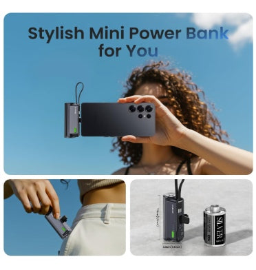Sharge Flow Mini 2 5000mah Portable Charger Black product image 3