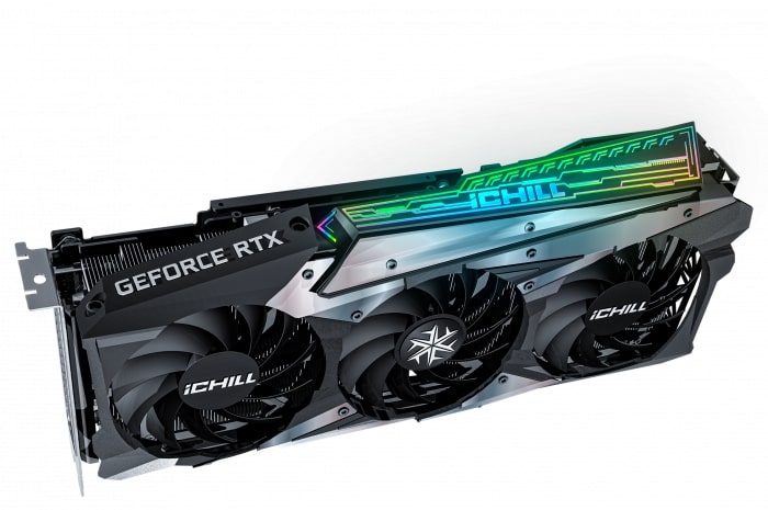 INNO3D NVIDIA GEFORCE RTX 3090 24GB ICHILL X4 Graphics Card (INO-C30904-246XX) image 1