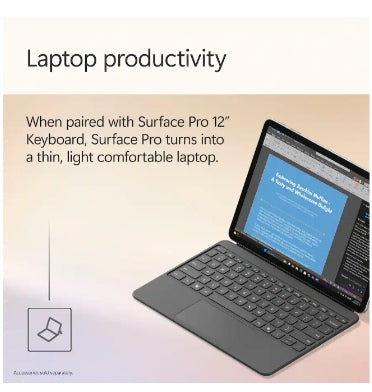 Microsoft Surface Pro 12 Snapdragon X Plus 1tb/16gb Platinum product image 4