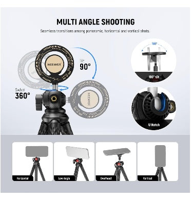 Neweer Neewer Gorilla Pod Tp33 Magnetic Flexible Phone Tripod Black product image 4
