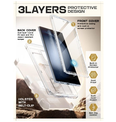 Supcase Samsung Galaxy S24 Ultra Full Body Rugged Protective Case Ice Clear product image 4