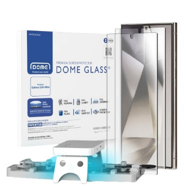 Whitestone Samsung Galaxy S24 Ultra Tempered Dome Glass Screen Protector 2pk product image 1