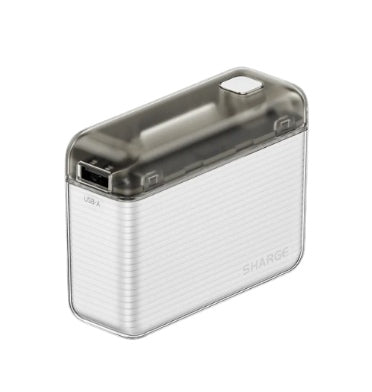 Sharge Flow 10k Portable Dual Port Powerbank White product image 1
