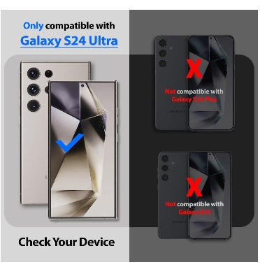Whitestone Samsung Galaxy S24 Ultra Tempered Dome Glass Screen Protector 2pk product image 5