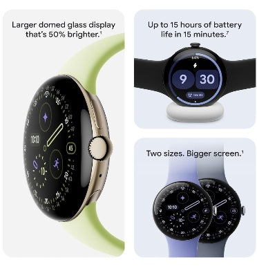 Google Pixel Watch 4 41mm Silver/Porcelain product image 3