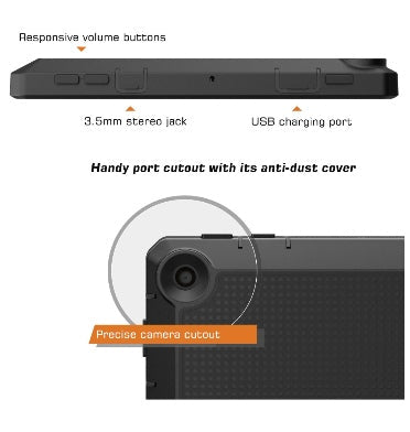 Moko Amazon Fire HD 10" Tablet (2019) Full Body Rugged Protective Case Black product image 4