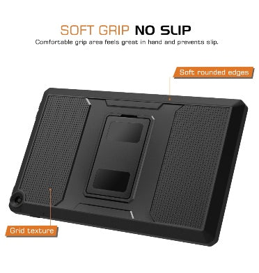 Moko Amazon Fire HD 10" Tablet (2019) Full Body Rugged Protective Case Black product image 3