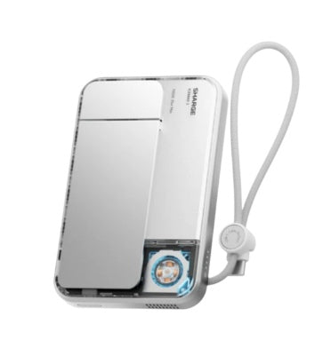 Sharge Icemag3 MagSafe 10000mah 25w Qi2 Powerbank With Active Cooling And Foldable Stand White product image 1