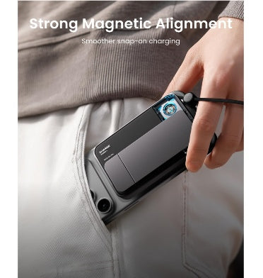 Sharge Icemag3 MagSafe 10000mah 25w Qi2 Powerbank With Active Cooling And Foldable Stand Black product image 7