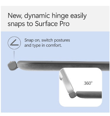 Microsoft Surface Pro 12 12" Alcantara Type Cover With Slim Pen 2 Slate product image 7