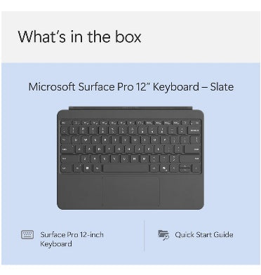 Microsoft Surface Pro 12 12" Alcantara Type Cover Ocean product image 9