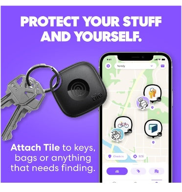 Tile Mate Bluetooth Tracker (2024) Black/White 2pk product image 2